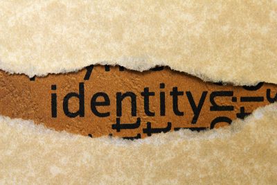 Identity Text in Paper rip