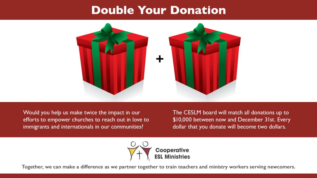 Double Your Donation Promo